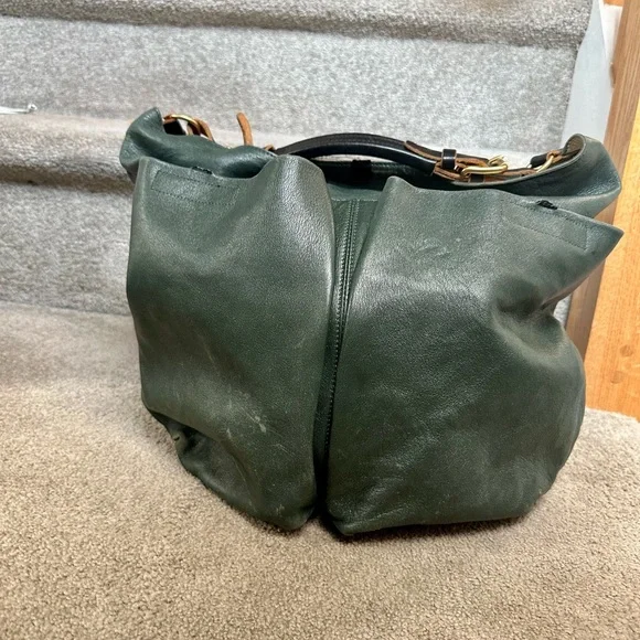 MARNI Leather Hobo Bag with Slouchy Design - Picture 4 of 12